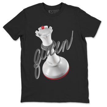 3s Cement Grey shirts to match jordans 3D Queen sneaker match tees Air Jordan 3 Cement Grey SNRT Sneaker Release Tees unisex cotton Black 2 crew neck shirts