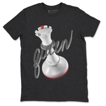 3s Cement Grey shirts to match jordans 3D Queen sneaker match tees Air Jordan 3 Cement Grey SNRT Sneaker Release Tees unisex cotton Charcoal Heather 2 crew neck shirts