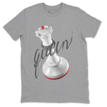 3s Cement Grey shirts to match jordans 3D Queen sneaker match tees Air Jordan 3 Cement Grey SNRT Sneaker Release Tees unisex cotton Heather Grey 2 crew neck shirts