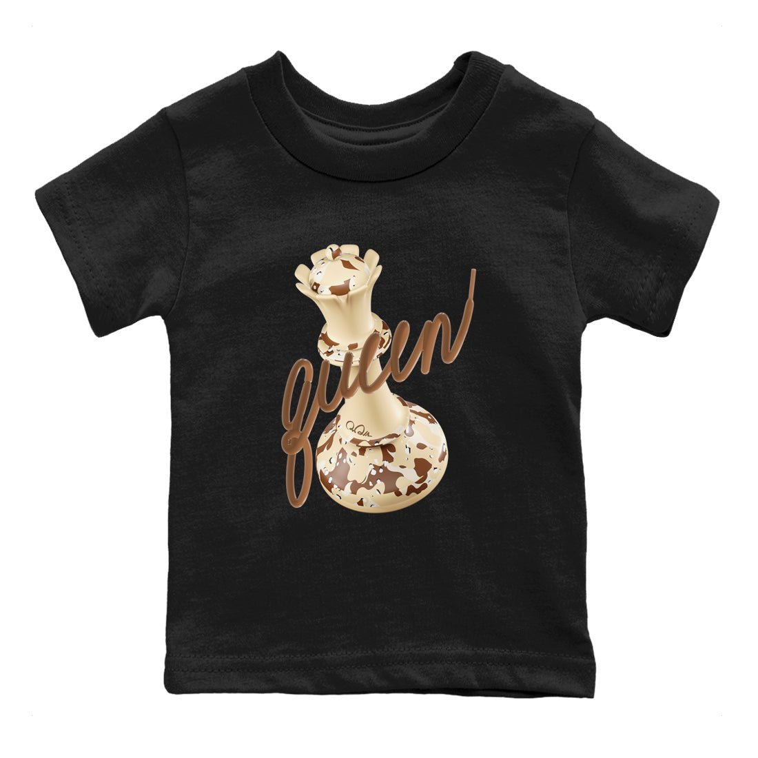 AJ3 Desert Camo shirts to match jordans 3D Queen sneaker match tees Air Jordan 3 Desert Camo SNRT Sneaker Tees streetwear brand Baby and Youth Black 2 cotton tee