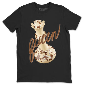 AJ3 Desert Camo shirts to match jordans 3D Queen sneaker match tees Air Jordan 3 Desert Camo SNRT Sneaker Tees streetwear brand Black 2 unisex cotton tee