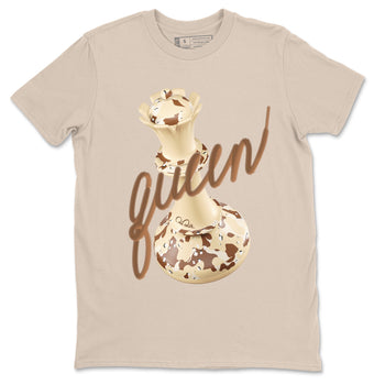AJ3 Desert Camo shirts to match jordans 3D Queen sneaker match tees Air Jordan 3 Desert Camo SNRT Sneaker Tees streetwear brand Sand 2 unisex cotton tee