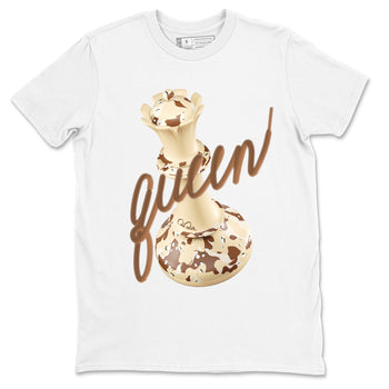 AJ3 Desert Camo shirts to match jordans 3D Queen sneaker match tees Air Jordan 3 Desert Camo SNRT Sneaker Tees streetwear brand White 2 unisex cotton tee