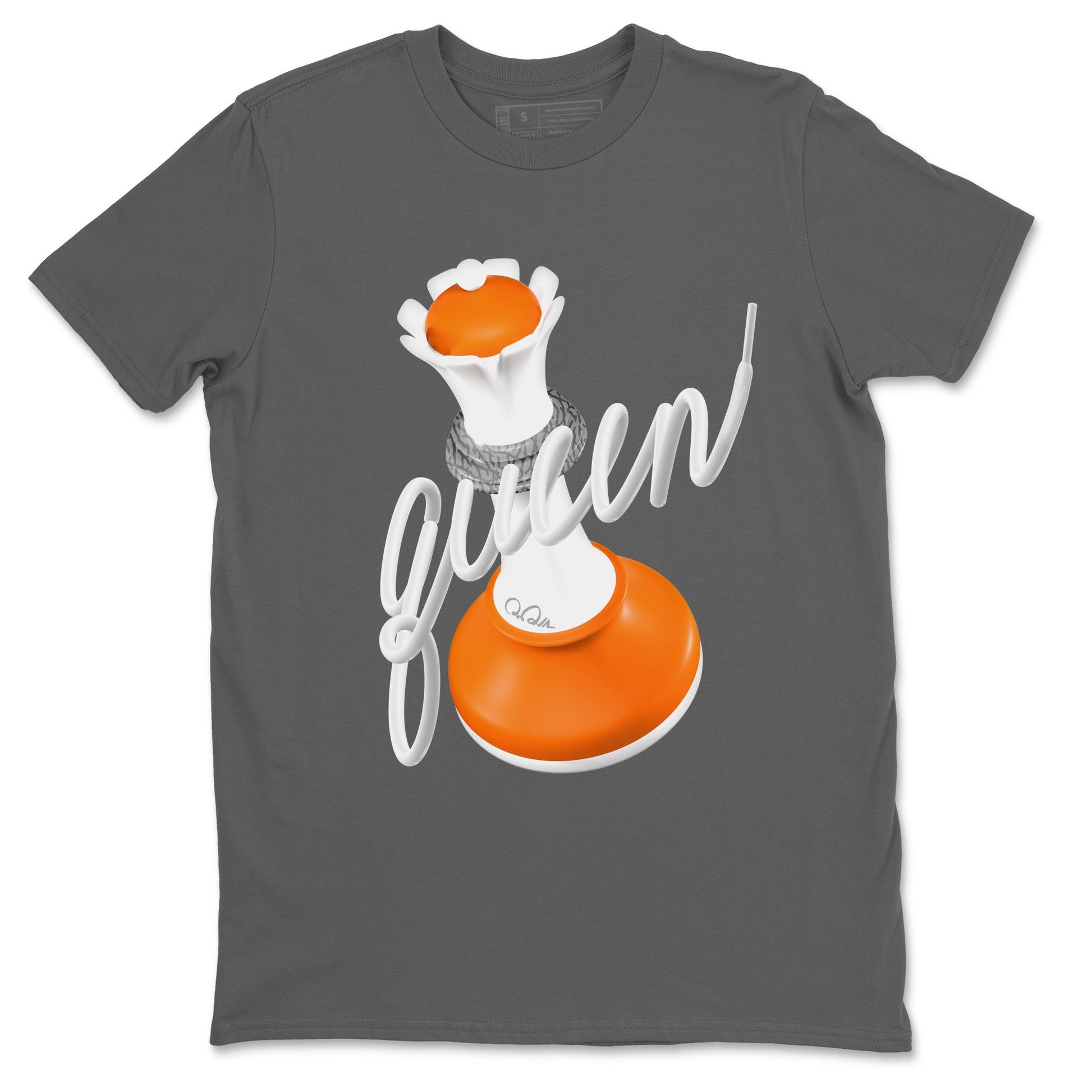 3s Georgia Peach shirt to match jordans 3D Queen sneaker tees Air Jordan 3 Georgia Peach SNRT Sneaker Release Tees unisex cotton Cool Grey 2 crew neck shirt