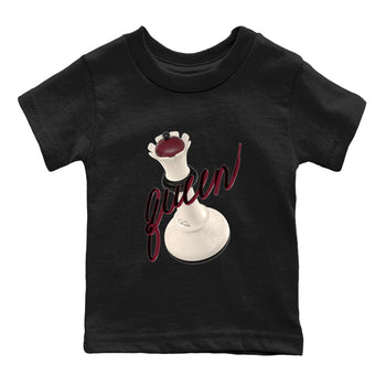 4s A Ma Maniere x Fossil Stone shirts to match jordans 3D Queen sneaker match tees Air Jordan 4 A Ma Maniere x Fossil Stone match shoes to clothes SNRT Sneaker Tees Youth Baby Black 2 tee