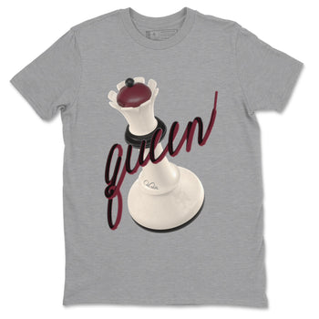 4s A Ma Maniere x Fossil Stone shirts to match jordans 3D Queen sneaker match tees Air Jordan 4 A Ma Maniere x Fossil Stone match shoes to clothes SNRT Sneaker Tees unisex cotton Heather Grey 2 shirts