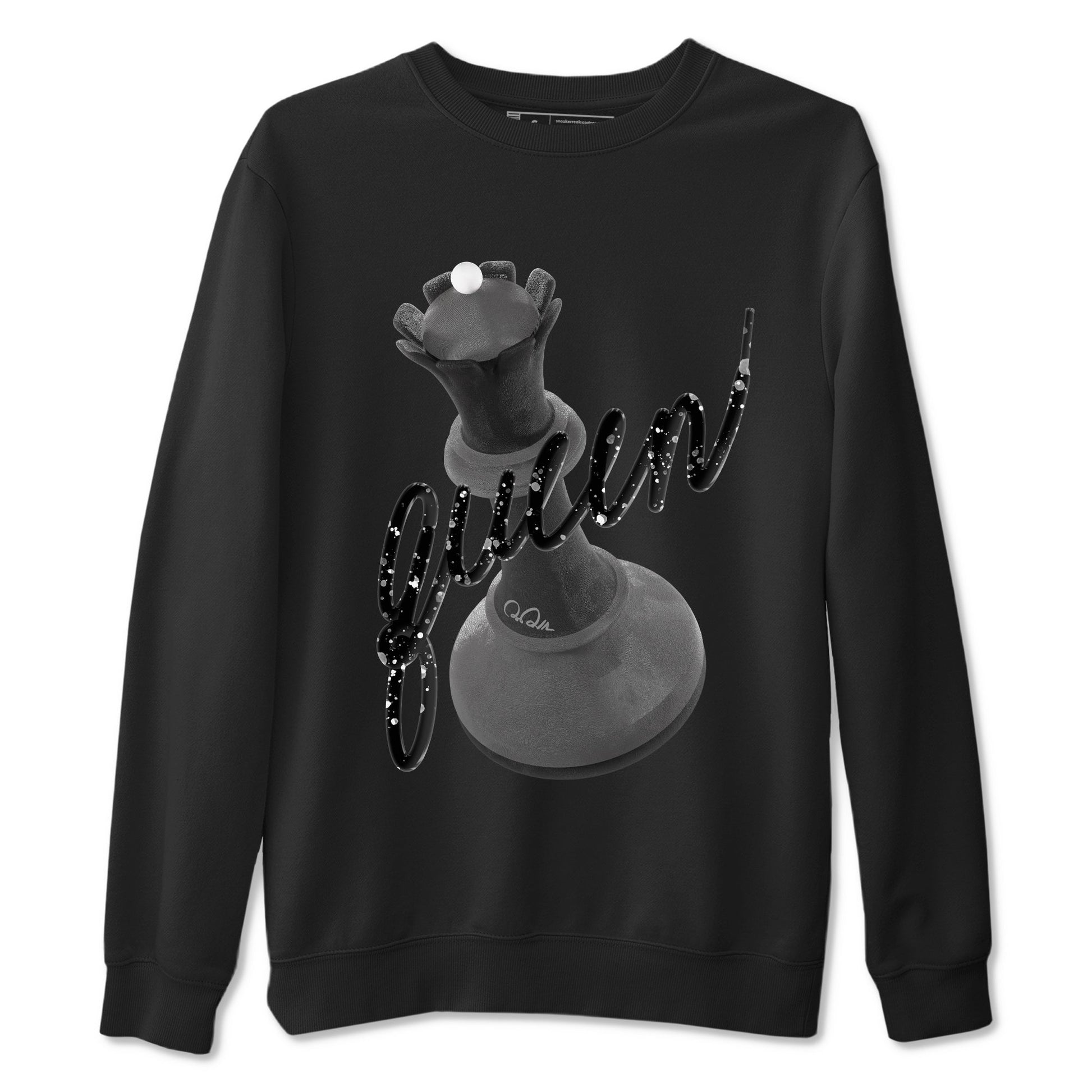 4s Fear shirts to match jordans 3D Queen sneaker match tees Air Jordan 4 Fear match shoes to clothes SNRT Sneaker Tees unisex cotton Black 2 shirts