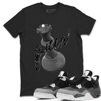 4s Fear shirts to match jordans 3D Queen sneaker match tees Air Jordan 4 Fear match shoes to clothes SNRT Sneaker Tees unisex cotton Black 1 shirts