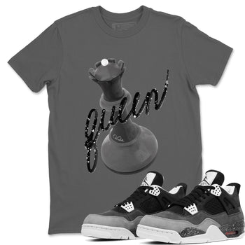 4s Fear shirts to match jordans 3D Queen sneaker match tees Air Jordan 4 Fear match shoes to clothes SNRT Sneaker Tees unisex cotton Cool Grey 1 shirts
