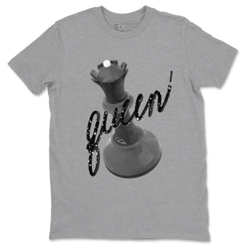 4s Fear shirts to match jordans 3D Queen sneaker match tees Air Jordan 4 Fear match shoes to clothes SNRT Sneaker Tees unisex cotton Heather Grey 2 shirts