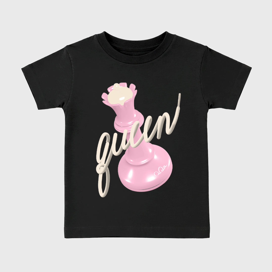 Sneaker match tees – Sneaker Tees To Match Air Jordan 4 Iced Carmine Shoes – 3D Queen Kids T-Shirt Black 2
