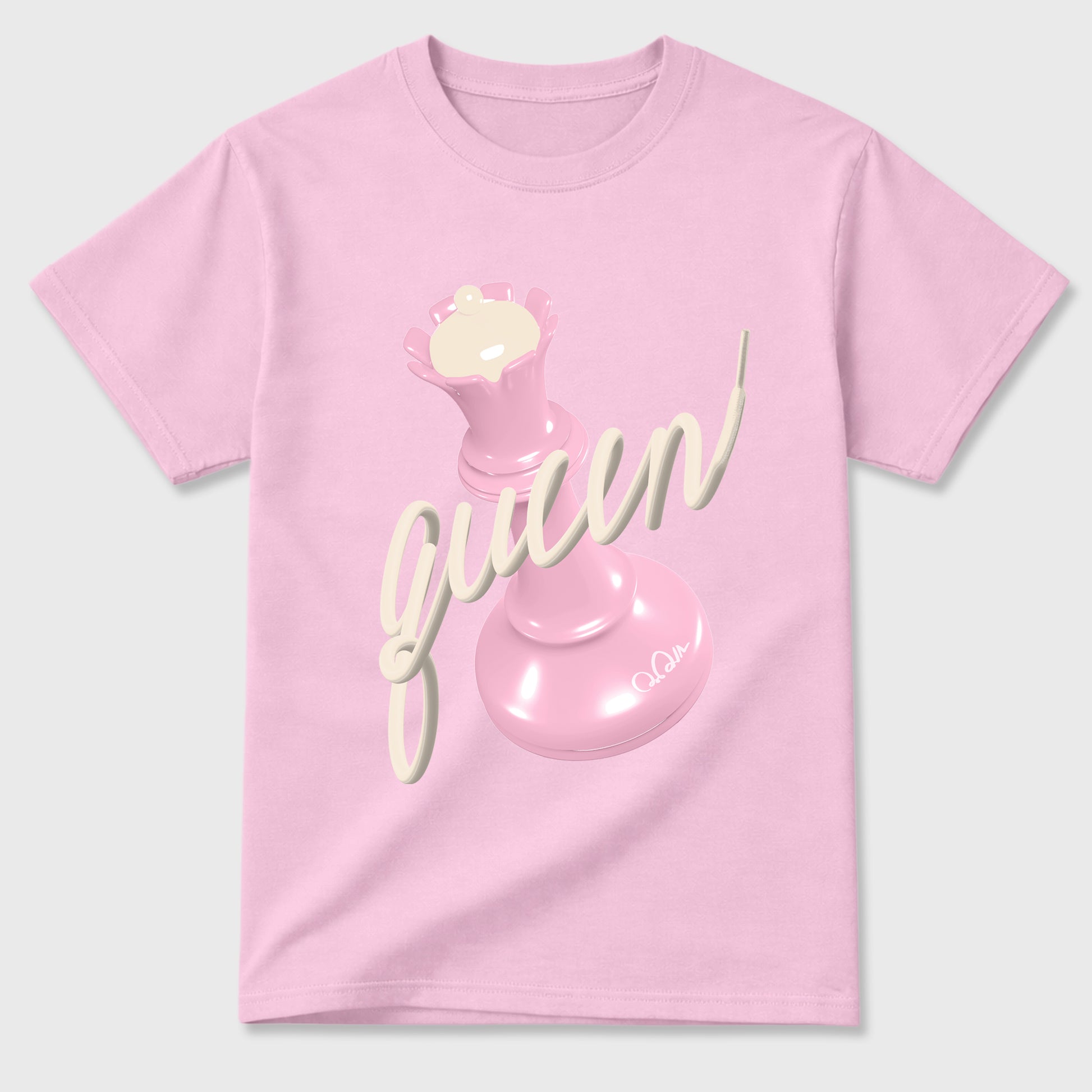 Sneaker match tees – Sneaker Tees To Match Air Jordan 4 Iced Carmine Shoes – 3D Queen Tee Pink 2