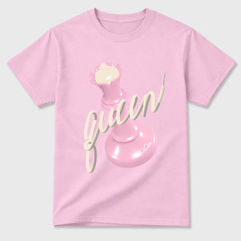 Sneaker match tees – Sneaker Tees To Match Air Jordan 4 Iced Carmine Shoes – 3D Queen Tee Pink 2