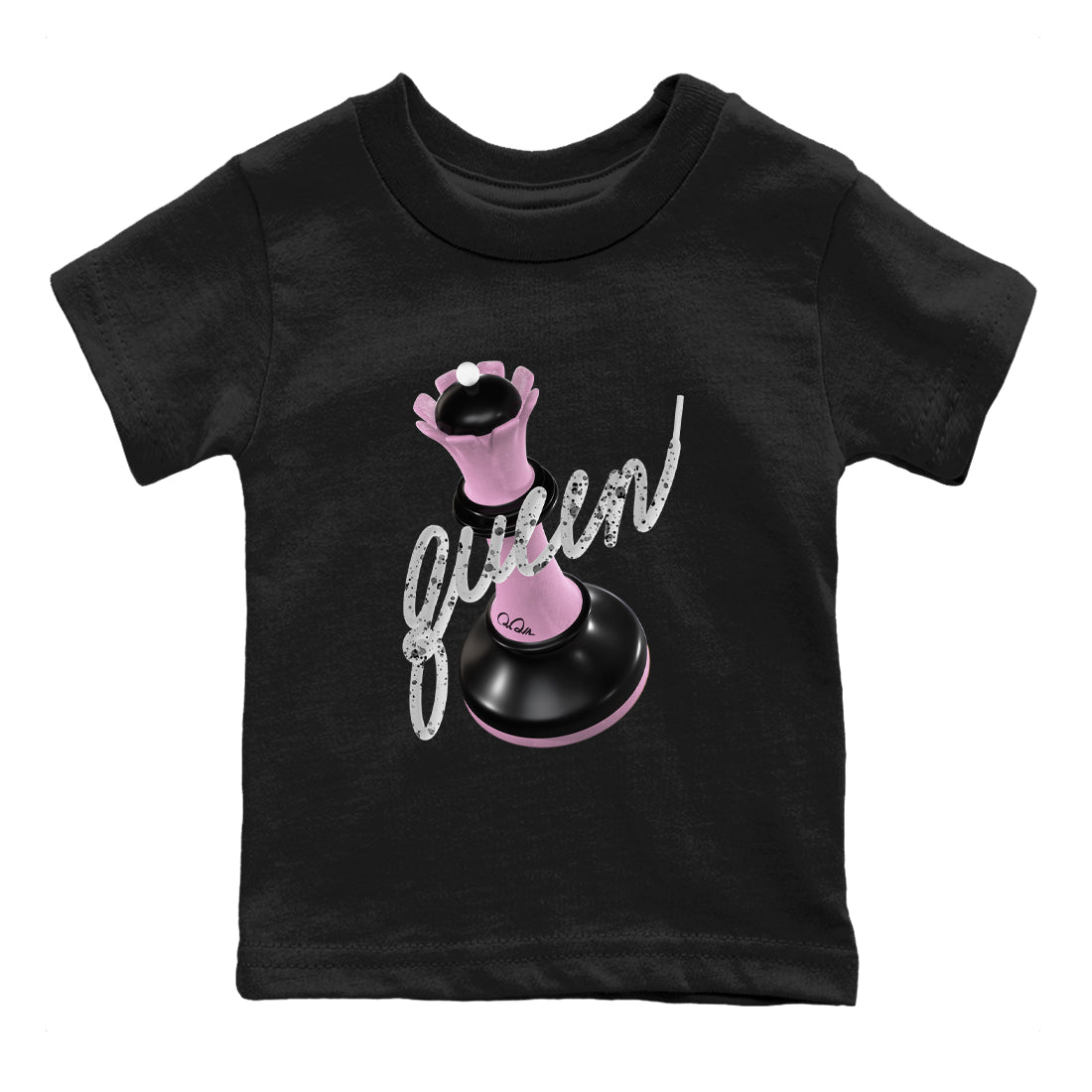 4s Retro Orchid shirts to match jordans 3D Queen sneaker match tees Air Jordan 4 WMNS Orchid match shoes to clothes SNRT Sneaker Tees Youth Baby Black 2 tee