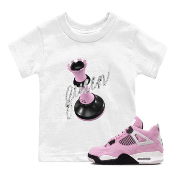 4s Retro Orchid shirts to match jordans 3D Queen sneaker match tees Air Jordan 4 WMNS Orchid match shoes to clothes SNRT Sneaker Tees Youth Baby White 1 tee