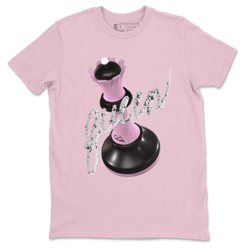 4s Retro Orchid shirts to match jordans 3D Queen sneaker match tees Air Jordan 4 WMNS Orchid match shoes to clothes SNRT Sneaker Tees unisex cotton Pink 2 shirts