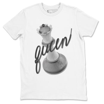 4s Wet Cement shirts to match jordans 3D Queen sneaker match tees Air Jordan 4 SE Wet Cement SNRT Sneaker Release Tees unisex cotton White 2 crew neck shirts