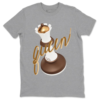 5s Golden Ticket shirts to match jordans 3D Queen best t shirts to wear with jordans Air Jordan 5 Golden Ticket match shoes to clothes SNRT Sneaker Tees unisex cotton Heather Grey 2 shirts