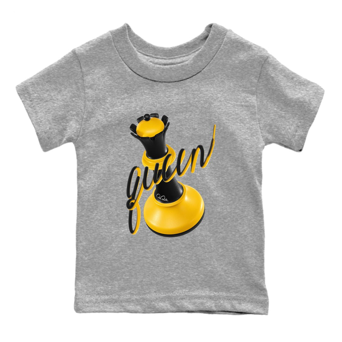 5s Tokyo Sneaker match tees – Sneaker Tees To Match Air Jordan 5 Tokyo Shoes – 3D Queen Kids T-Shirt Heather Grey 2