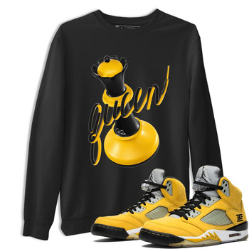 5s Tokyo Sneaker match tees – Sneaker Tees To Match Air Jordan 5 Tokyo Shoes – 3D Queen Tee Black 1