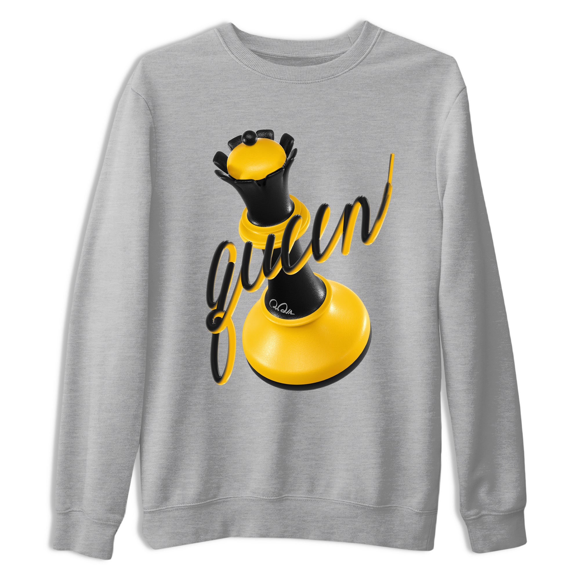 5s Tokyo Sneaker match tees – Sneaker Tees To Match Air Jordan 5 Tokyo Shoes – 3D Queen Tee Heather Grey 2