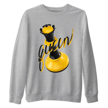 5s Tokyo Sneaker match tees – Sneaker Tees To Match Air Jordan 5 Tokyo Shoes – 3D Queen Tee Heather Grey 2