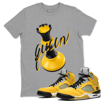 5s Tokyo Sneaker match tees – Sneaker Tees To Match Air Jordan 5 Tokyo Shoes – 3D Queen Tee Heather Grey 1