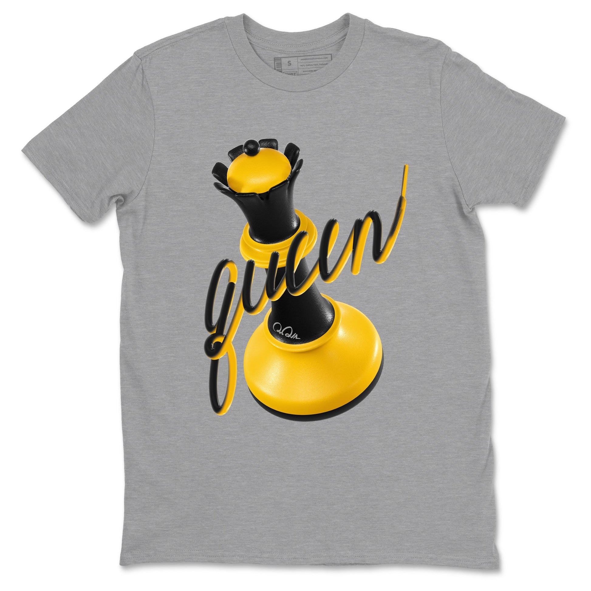 5s Tokyo Sneaker match tees – Sneaker Tees To Match Air Jordan 5 Tokyo Shoes – 3D Queen Tee Heather Grey 2