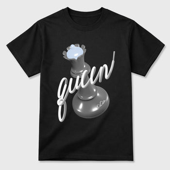 Sneaker outfits graphic tee – Sneaker Tees To Match Air Jordan 5 Wolf Grey Sneakers – 3D Queen Tee Black 2