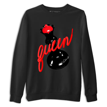 Sneaker match tees – Sneaker Tees To Match Air Jordan 6 Reverse Infrared Shoes – 3D Queen Tee Black 2