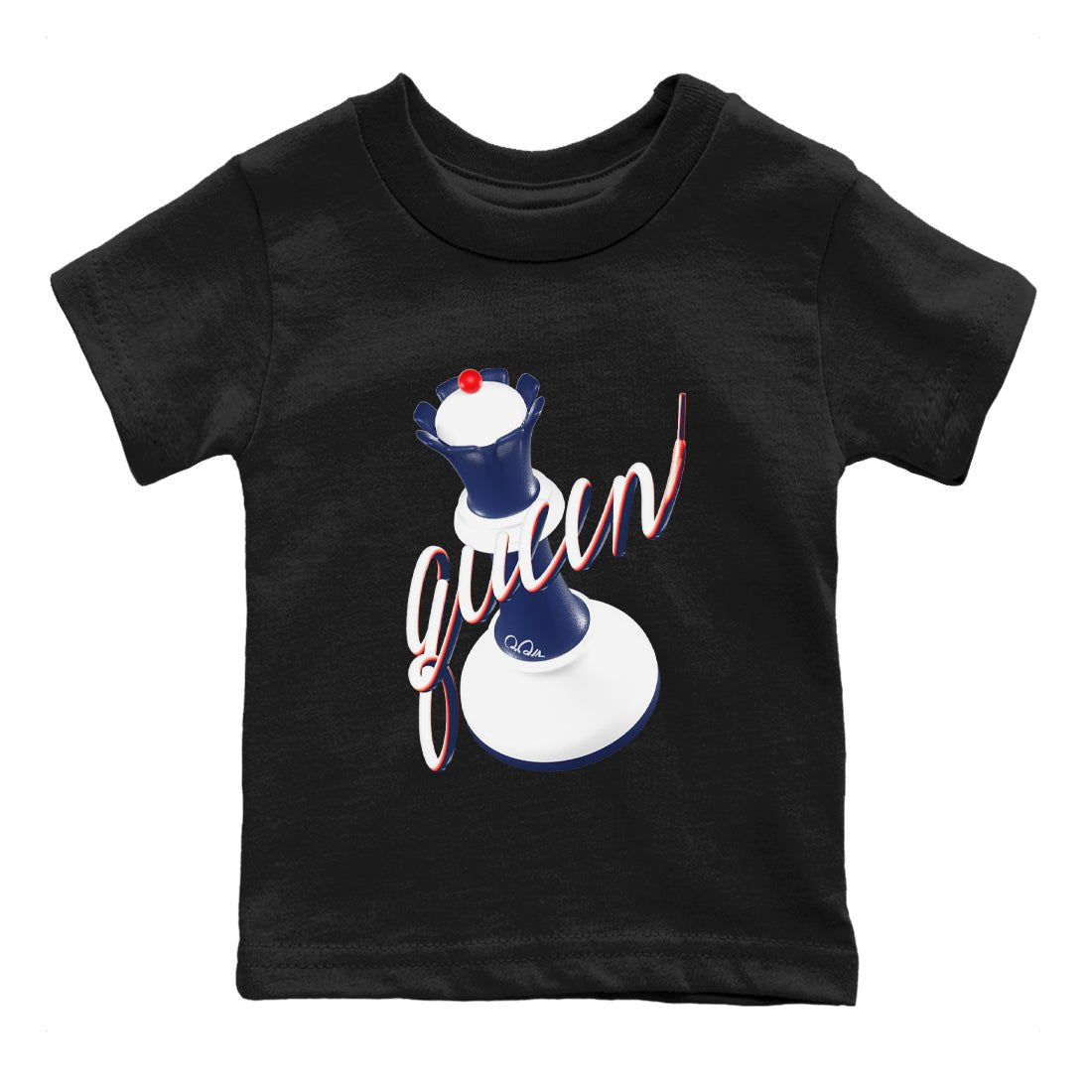 6s White And Midnight Navy shirts to match jordans 3D Queen sneaker match tees Air Jordan 6 White And Midnight Navy SNRT Sneaker Tees streetwear brand Baby and Youth Black 2 cotton tee