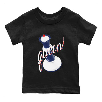 6s White And Midnight Navy shirts to match jordans 3D Queen sneaker match tees Air Jordan 6 White And Midnight Navy SNRT Sneaker Tees streetwear brand Baby and Youth Black 2 cotton tee