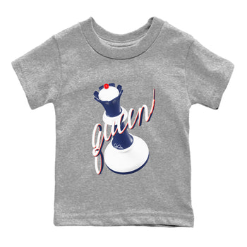 6s White And Midnight Navy shirts to match jordans 3D Queen sneaker match tees Air Jordan 6 White And Midnight Navy SNRT Sneaker Tees streetwear brand Baby and Youth Heather Grey 2 cotton tee