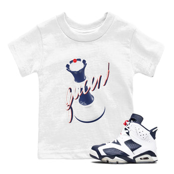 6s White And Midnight Navy shirts to match jordans 3D Queen sneaker match tees Air Jordan 6 White And Midnight Navy SNRT Sneaker Tees streetwear brand Baby and Youth White 1 cotton tee