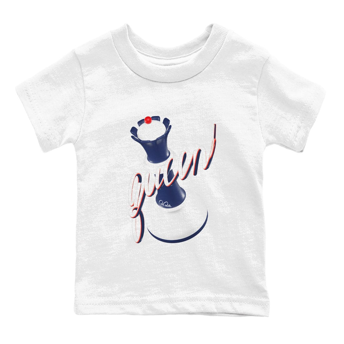 6s White And Midnight Navy shirts to match jordans 3D Queen sneaker match tees Air Jordan 6 White And Midnight Navy SNRT Sneaker Tees streetwear brand Baby and Youth White 2 cotton tee