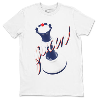 6s White And Midnight Navy shirts to match jordans 3D Queen sneaker match tees Air Jordan 6 White And Midnight Navy SNRT Sneaker Tees streetwear brand White 2 unisex cotton tee
