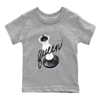 AJ6 White Black shirts to match jordans 3D Queen sneaker match tees Air Jordan 6 White Black SNRT Sneaker Tees streetwear brand Baby and Youth Heather Grey 2 cotton tee