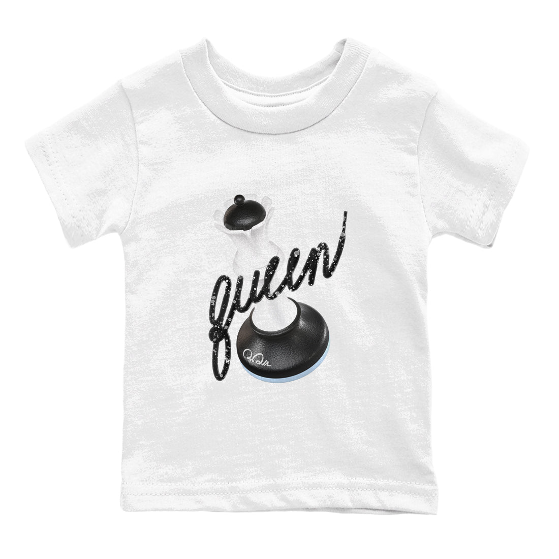 AJ6 White Black shirts to match jordans 3D Queen sneaker match tees Air Jordan 6 White Black SNRT Sneaker Tees streetwear brand Baby and Youth White 2 cotton tee