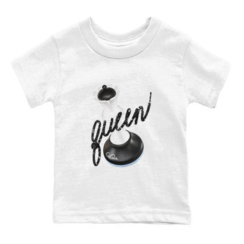 AJ6 White Black shirts to match jordans 3D Queen sneaker match tees Air Jordan 6 White Black SNRT Sneaker Tees streetwear brand Baby and Youth White 2 cotton tee