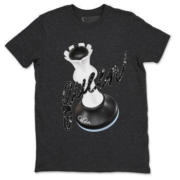 AJ6 White Black shirts to match jordans 3D Queen sneaker match tees Air Jordan 6 White Black SNRT Sneaker Tees streetwear brand Charcoal Heather 2 unisex cotton tee