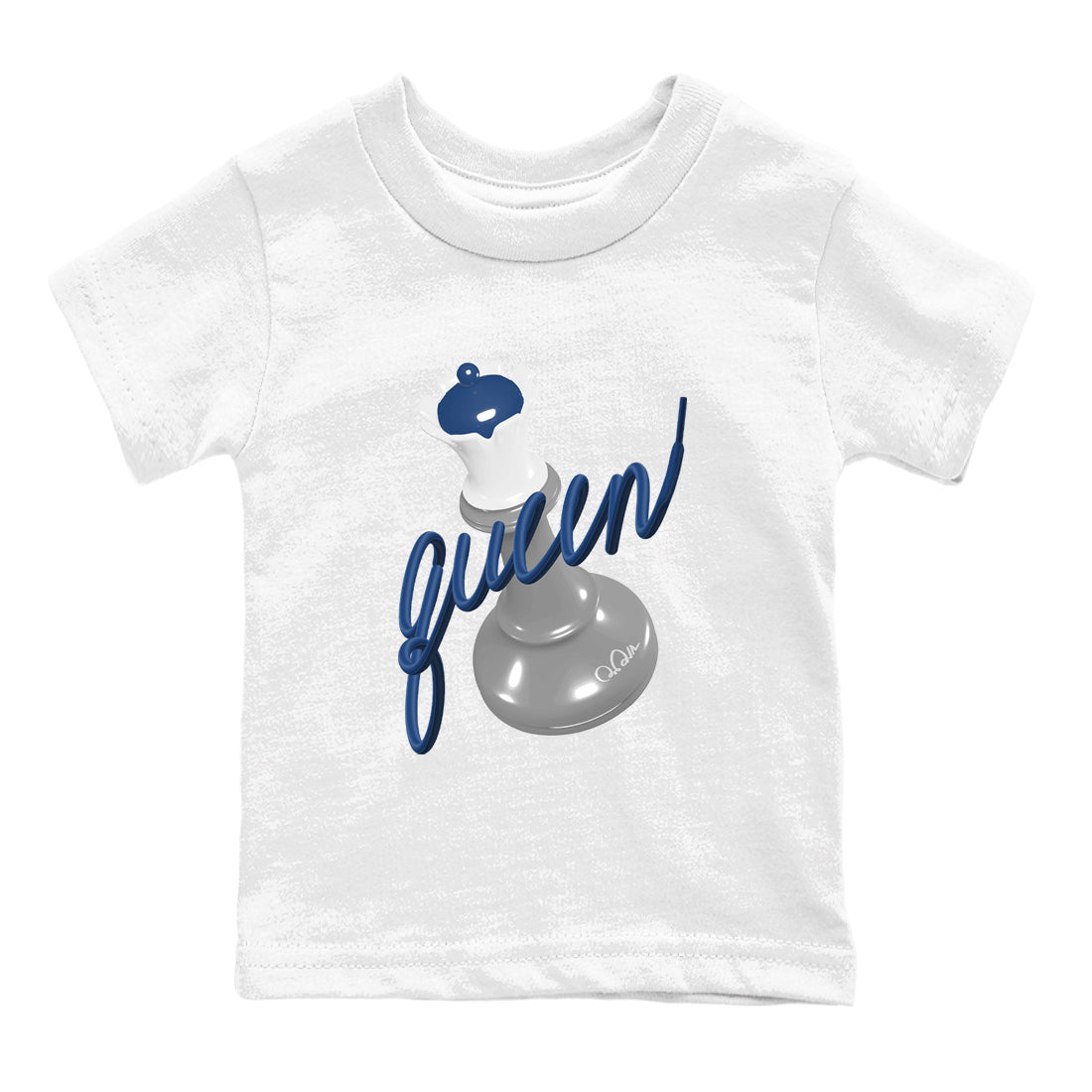 Sneaker match tees – Sneaker Tees To Match Air Jordan 9 Flint Grey Shoes – 3D Queen Kids T-Shirt White 2