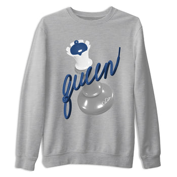 Sneaker match tees – Sneaker Tees To Match Air Jordan 9 Flint Grey Shoes – 3D Queen Tee Heather Grey 2