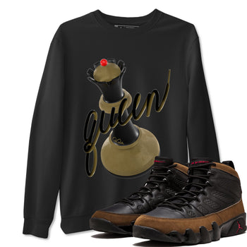 9s Olive shirts to match jordans 3D Queen sneaker match tees Air Jordan 9 Olive match shoes to clothes SNRT Sneaker Tees unisex cotton Black 1 shirts