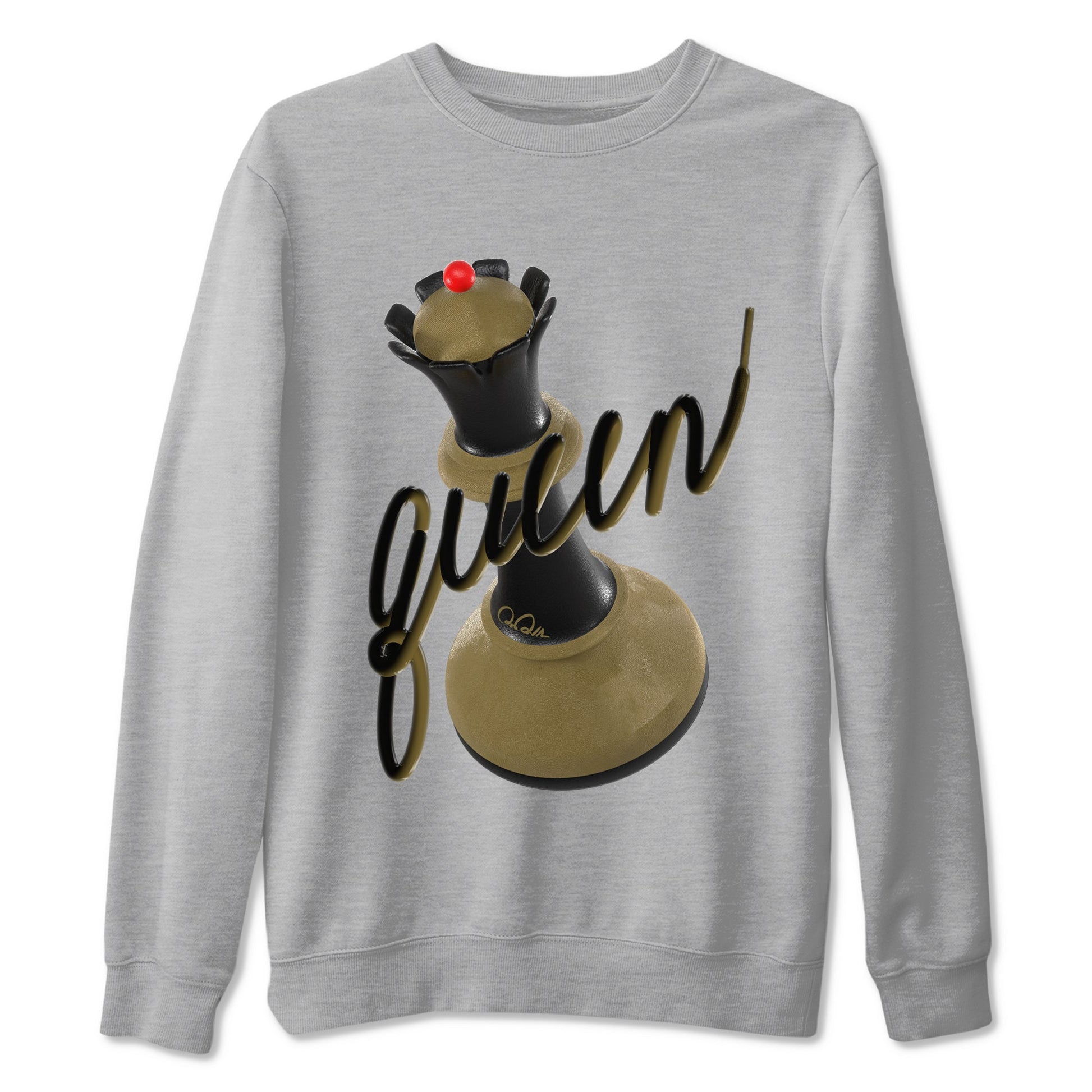 9s Olive shirts to match jordans 3D Queen sneaker match tees Air Jordan 9 Olive match shoes to clothes SNRT Sneaker Tees unisex cotton Heather Grey 2 shirts