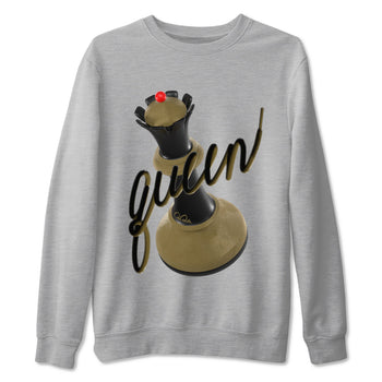 9s Olive shirts to match jordans 3D Queen sneaker match tees Air Jordan 9 Olive match shoes to clothes SNRT Sneaker Tees unisex cotton Heather Grey 2 shirts