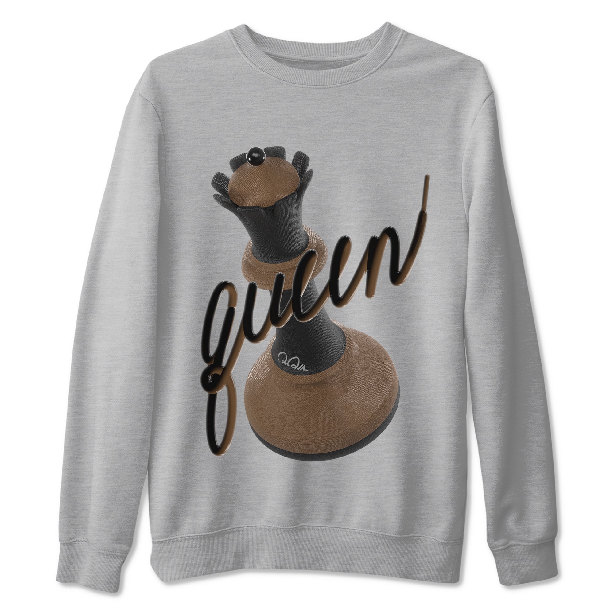 Jordan Jumpman Jack TR Travis Scott Dark Mocha shirts to match jordans 3D Queen sneaker match tees Jordan Jumpman Jack Travis Scott Dark Mocha match shoes to clothes SNRT Sneaker Tees unisex cotton Heather Grey 2 shirts