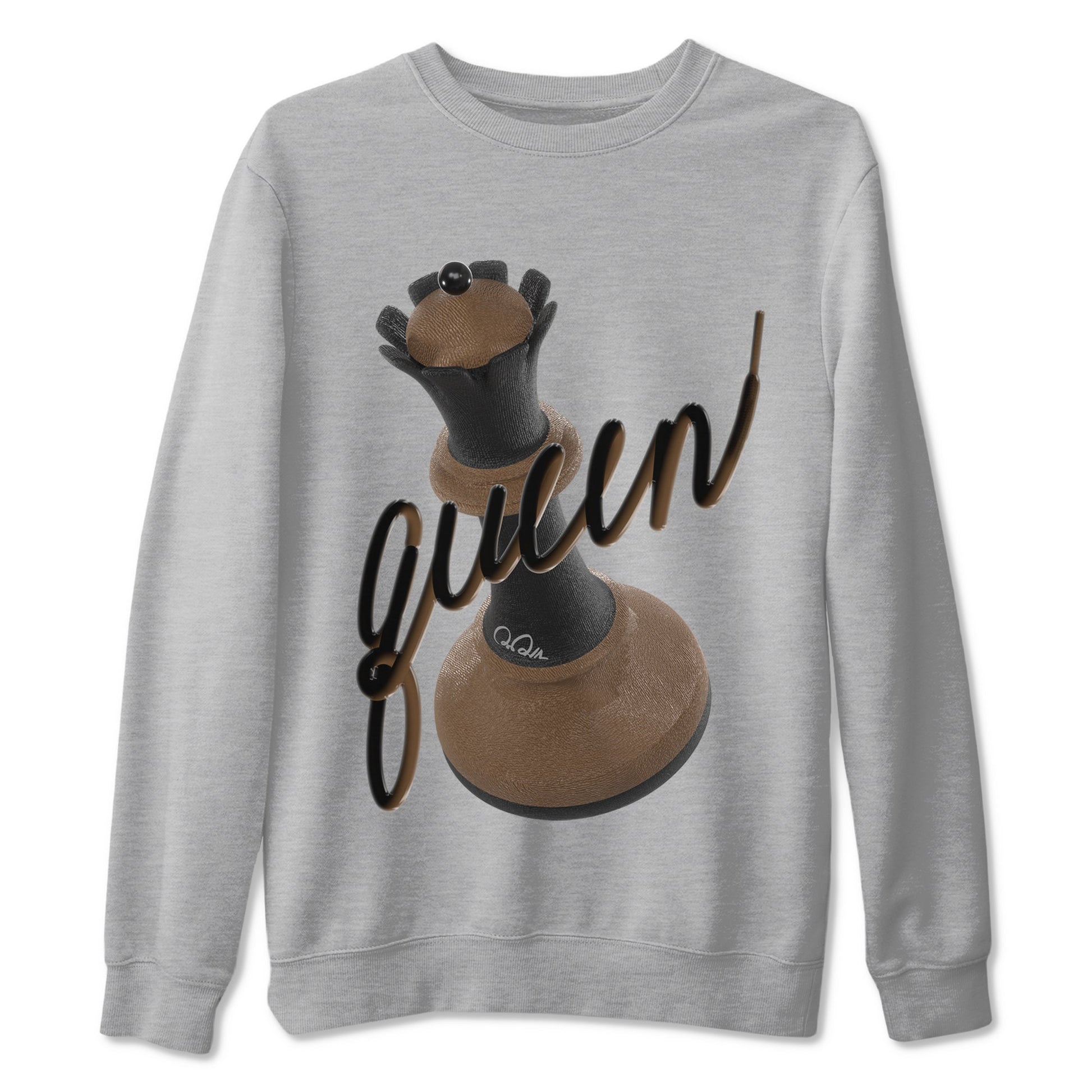 Jordan Jumpman Jack TR Travis Scott Dark Mocha shirts to match jordans 3D Queen sneaker match tees Jordan Jumpman Jack Travis Scott Dark Mocha match shoes to clothes SNRT Sneaker Tees unisex cotton Heather Grey 2 shirts