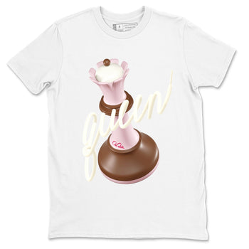 Dunk Cacao Wow And Pink Foam shirts to match jordans 3D Queen sneaker match tees Dunk Cacao Wow And Pink Foam SNRT Sneaker Tees streetwear brand White 2 unisex cotton tee