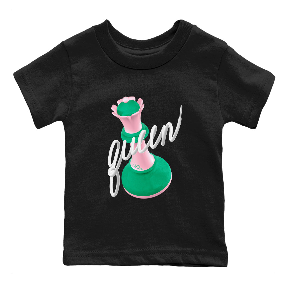 Dunk Low Medium Soft Pink Malachite shirt to match jordans 3D Queen sneaker tees Dunk Retro SE Medium Soft Pink Malachite SNRT sneaker release tees baby toddler Black 2 cotton Shirt