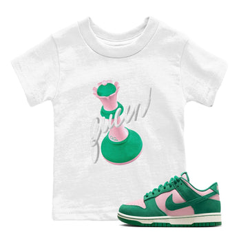 Dunk Low Medium Soft Pink Malachite shirt to match jordans 3D Queen sneaker tees Dunk Retro SE Medium Soft Pink Malachite SNRT sneaker release tees baby toddler White 1 cotton Shirt